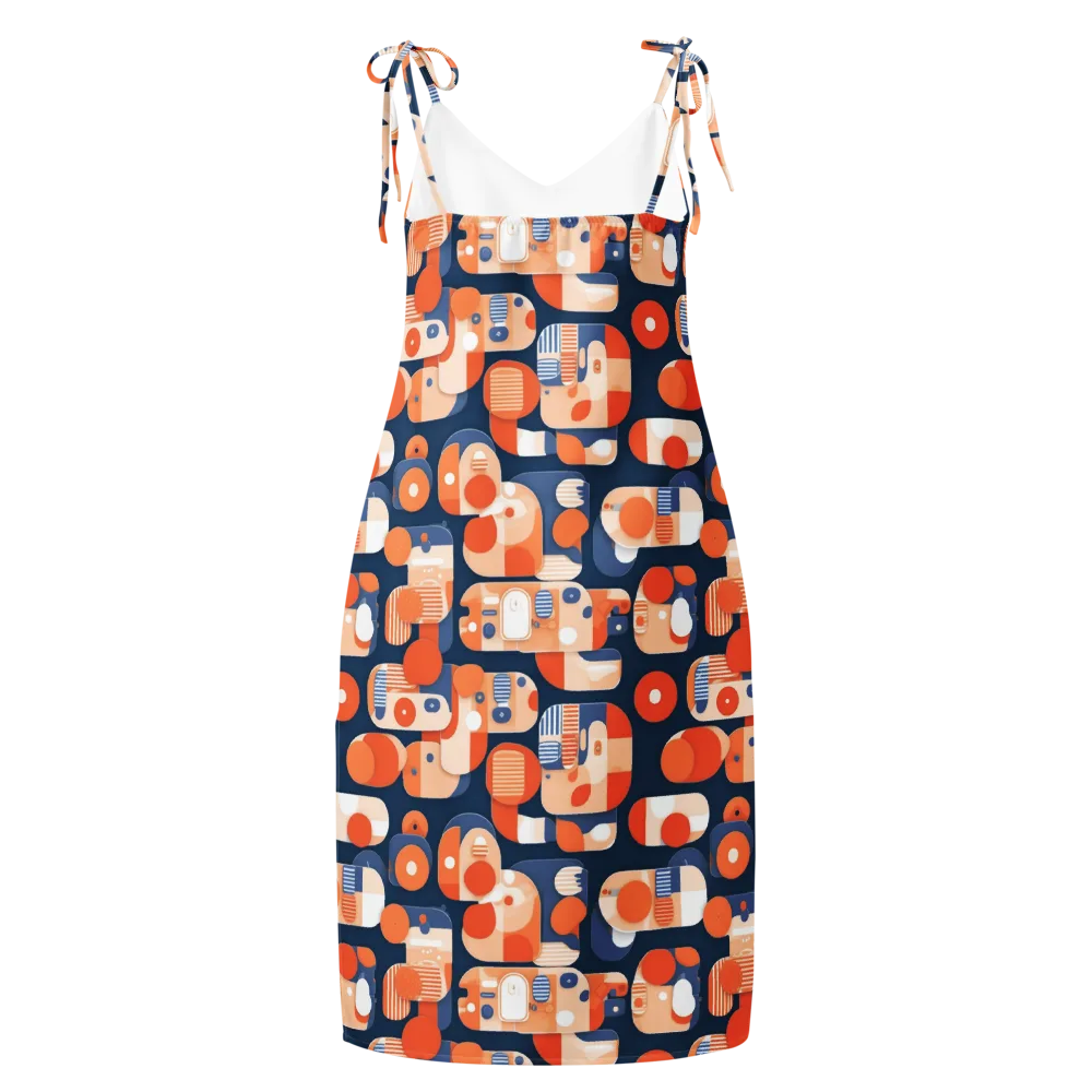 Modular Sunset on Slip Dress — Back