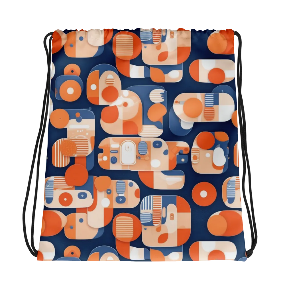 Modular Sunset on Drawstring Bag — Photo