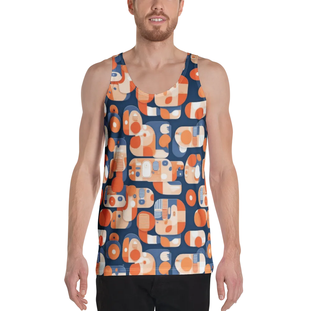 Modular Sunset on Men's Tank Top — Front