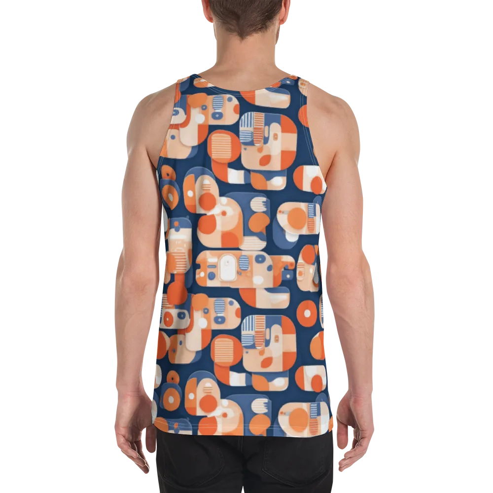 Modular Sunset on Men's Tank Top — Back