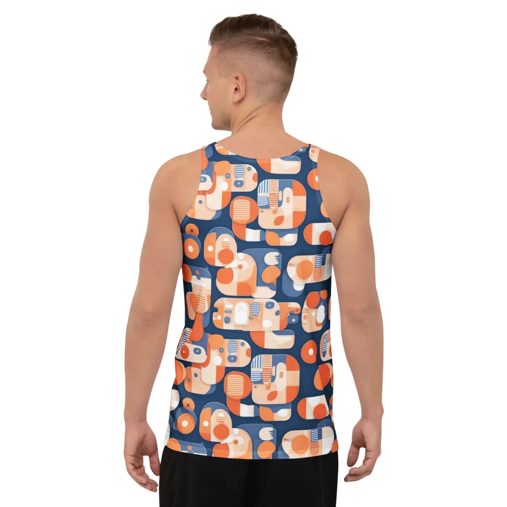 Modular Sunset on Men's Tank Top — Back