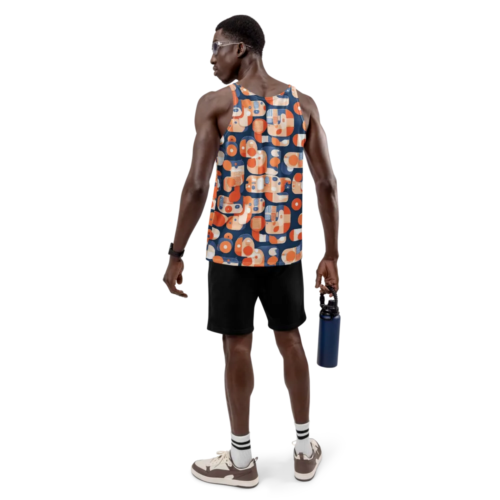 Modular Sunset on Men's Tank Top — Back
