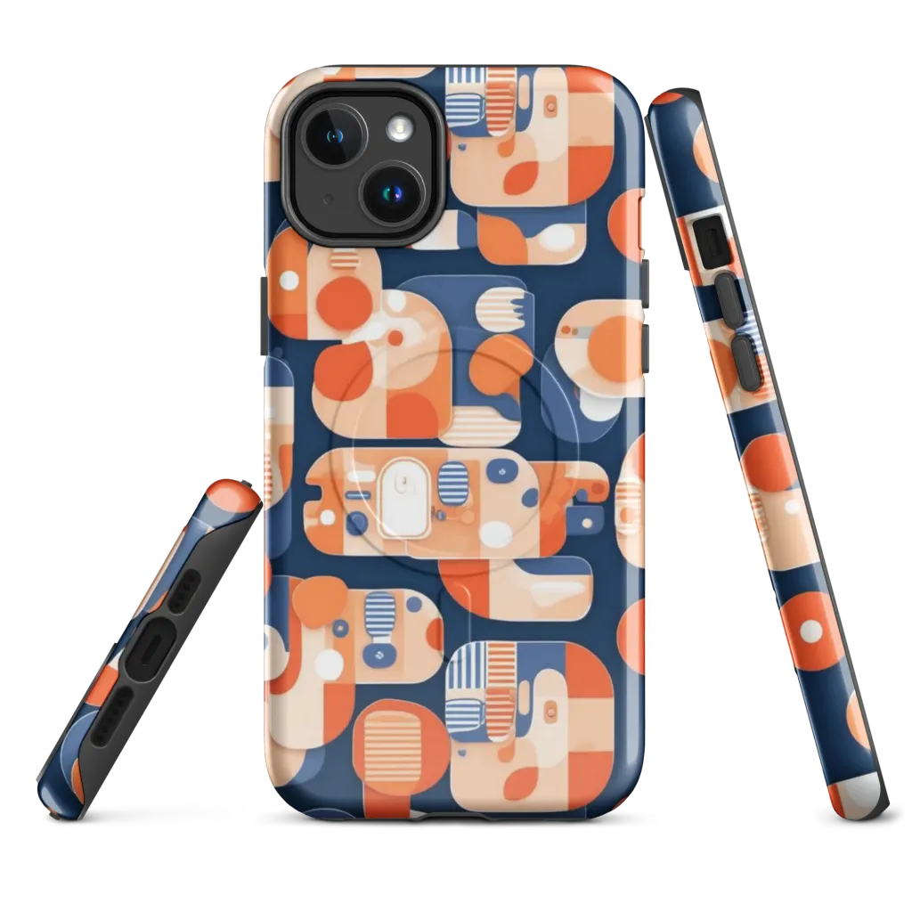 Modular Sunset on MagSafe Tough Case for iPhone® — Front
