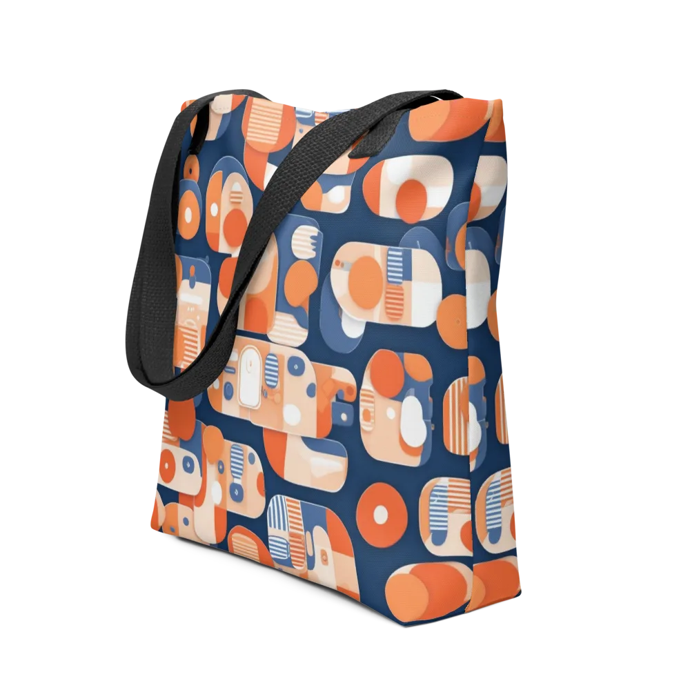 Modular Sunset on Tote Bag — Front