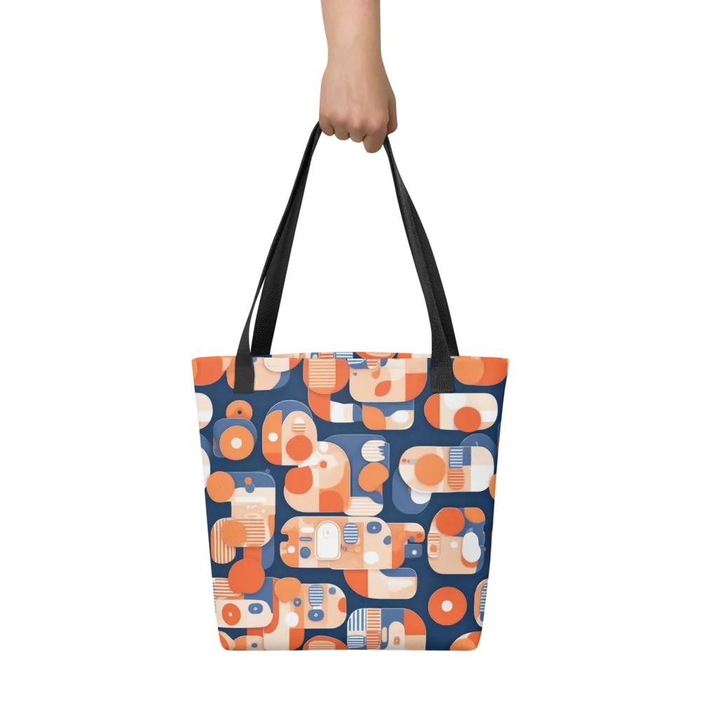 Modular Sunset on Tote Bag — Front