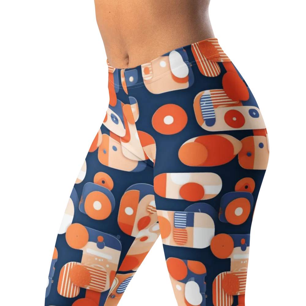 Modular Sunset on Leggings — Left Front