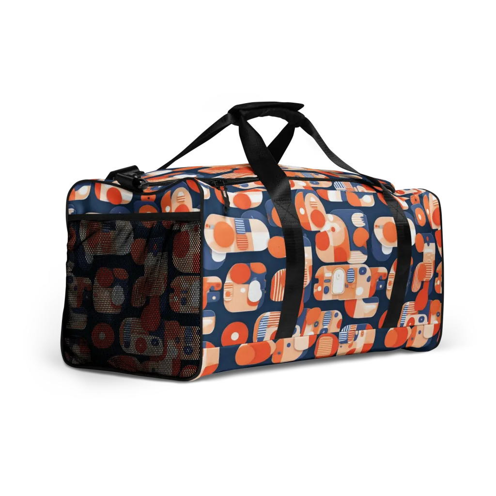 Modular Sunset on Duffle Bag — Right Front