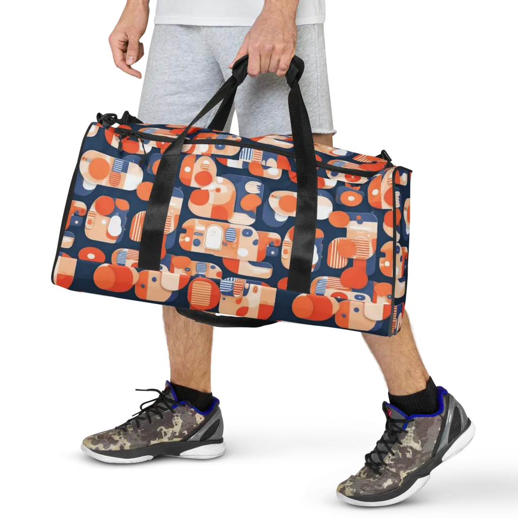 Modular Sunset on Duffle Bag — Front