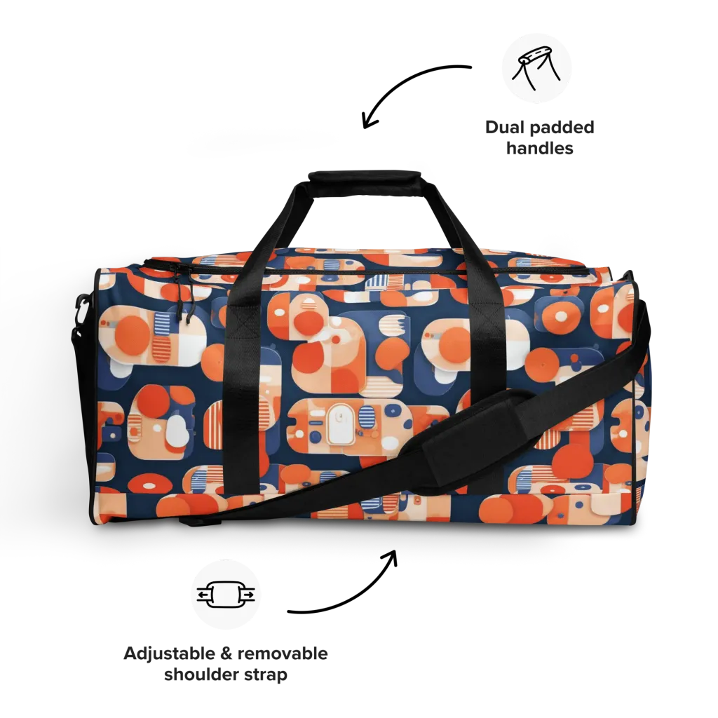 Modular Sunset on Duffle Bag — Front