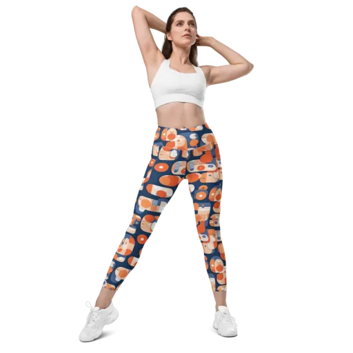 Modular Sunset on a Leggings with Pockets