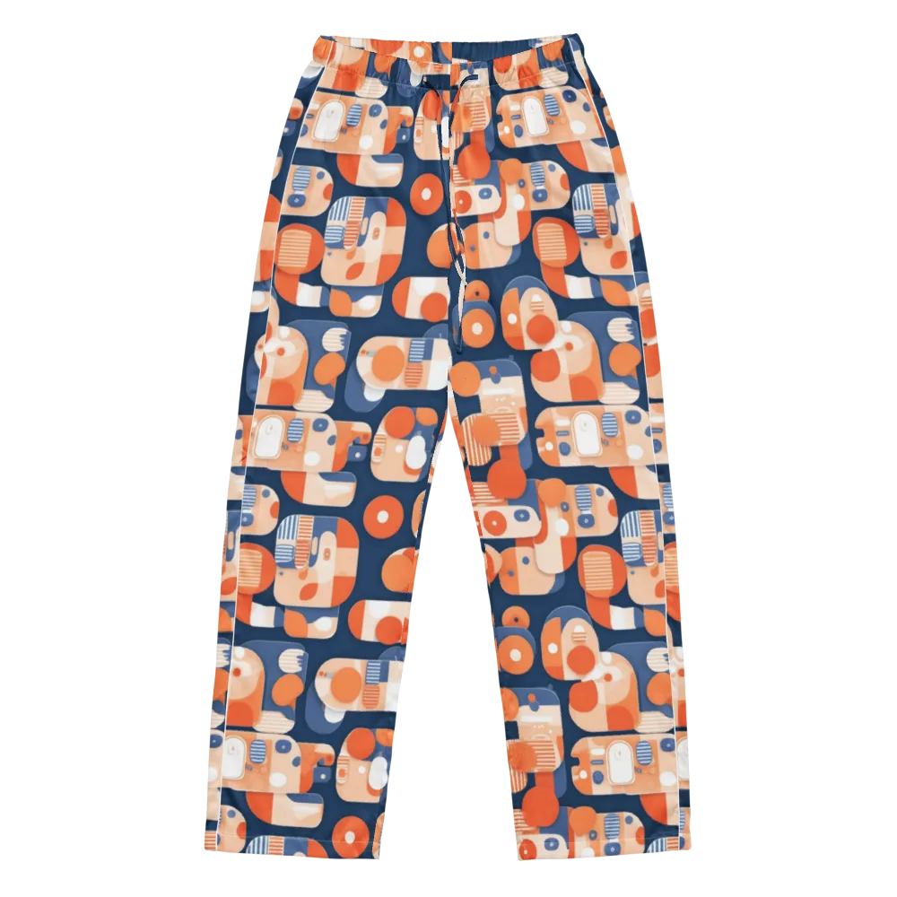 Modular Sunset on Women's Pajama Pants — Front