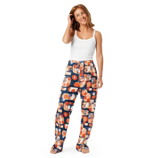 Modular Sunset on a Women's Pajama Pants