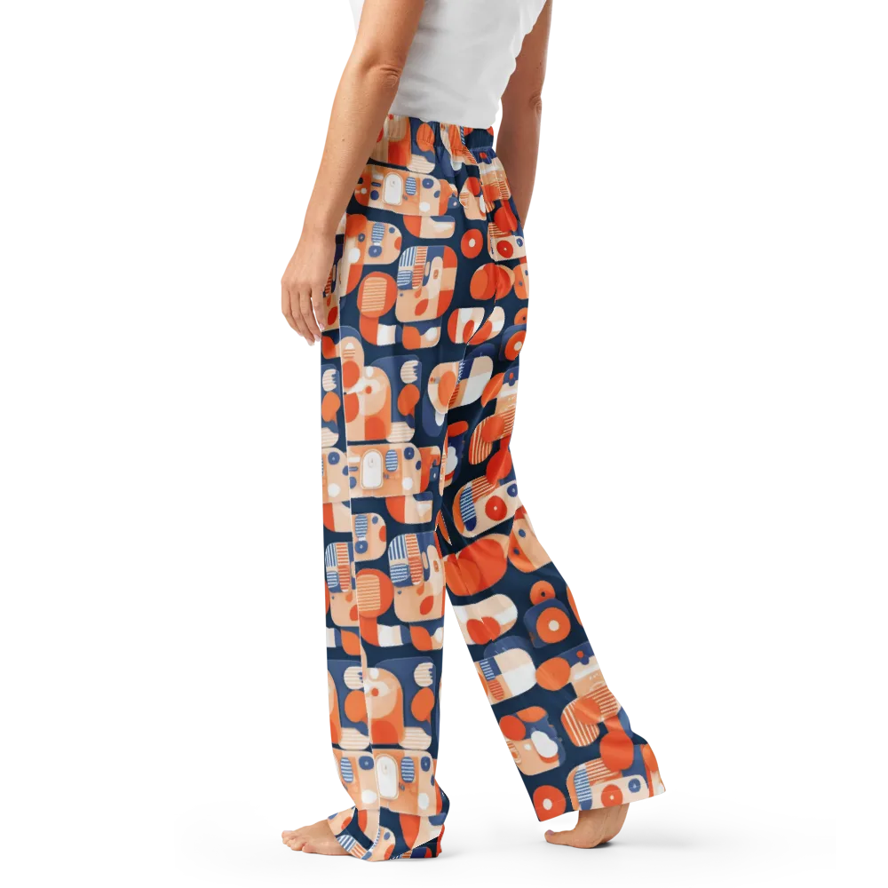 Modular Sunset on Women's Pajama Pants — Left