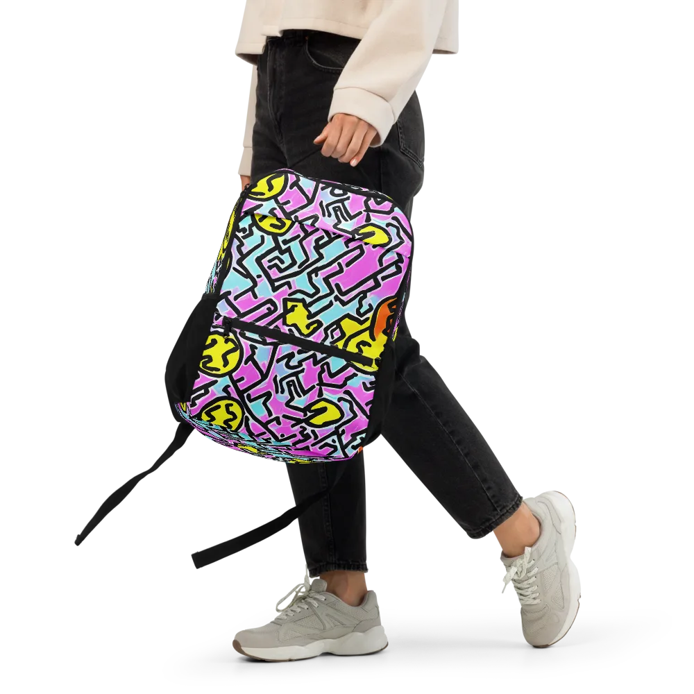 Punk Doodles on Utility Backpack — Front
