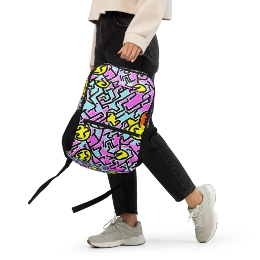 Punk Doodles on a Utility Backpack