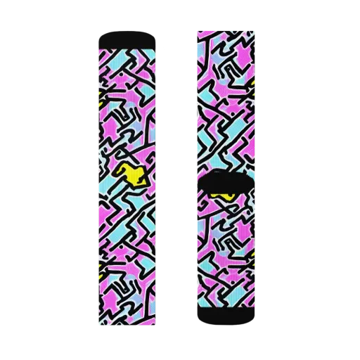 Punk Doodles on a Socks