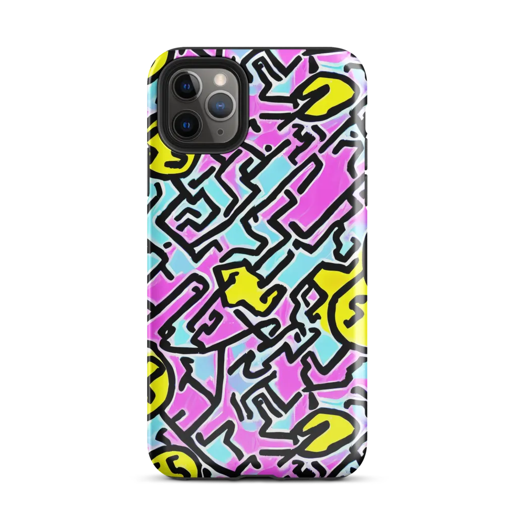 Punk Doodles on Tough Case for iPhone® — Front