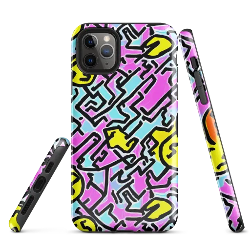 Punk Doodles on a Tough Case for iPhone®