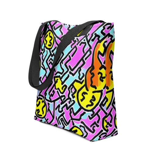 Punk Doodles on a Tote Bag