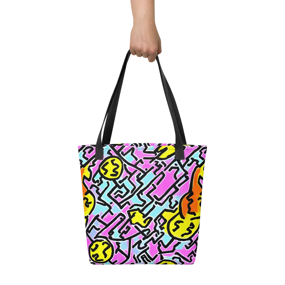 Punk Doodles on Tote Bag — Front