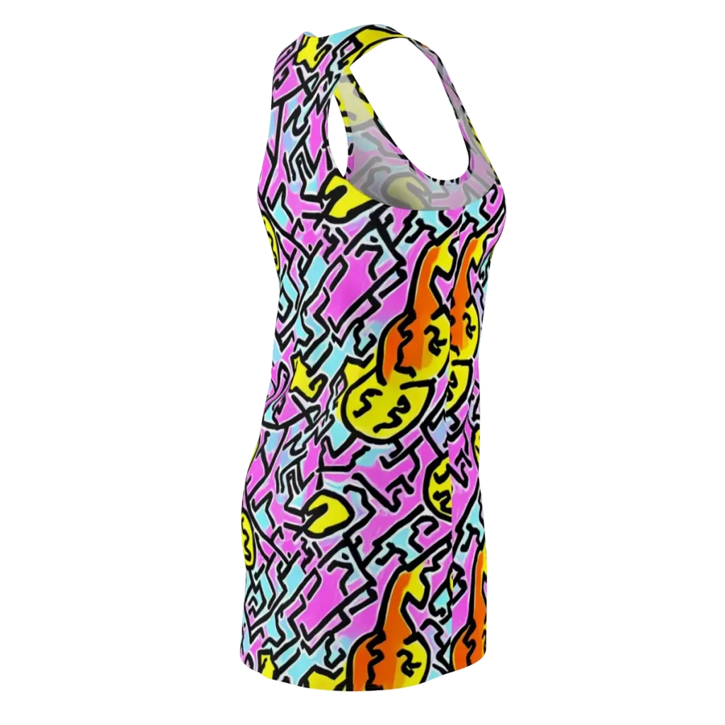 Punk Doodles on Racerback Dress — Back Side
