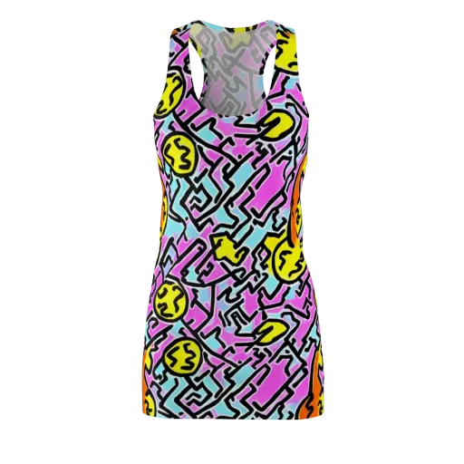 Punk Doodles on a Racerback Dress