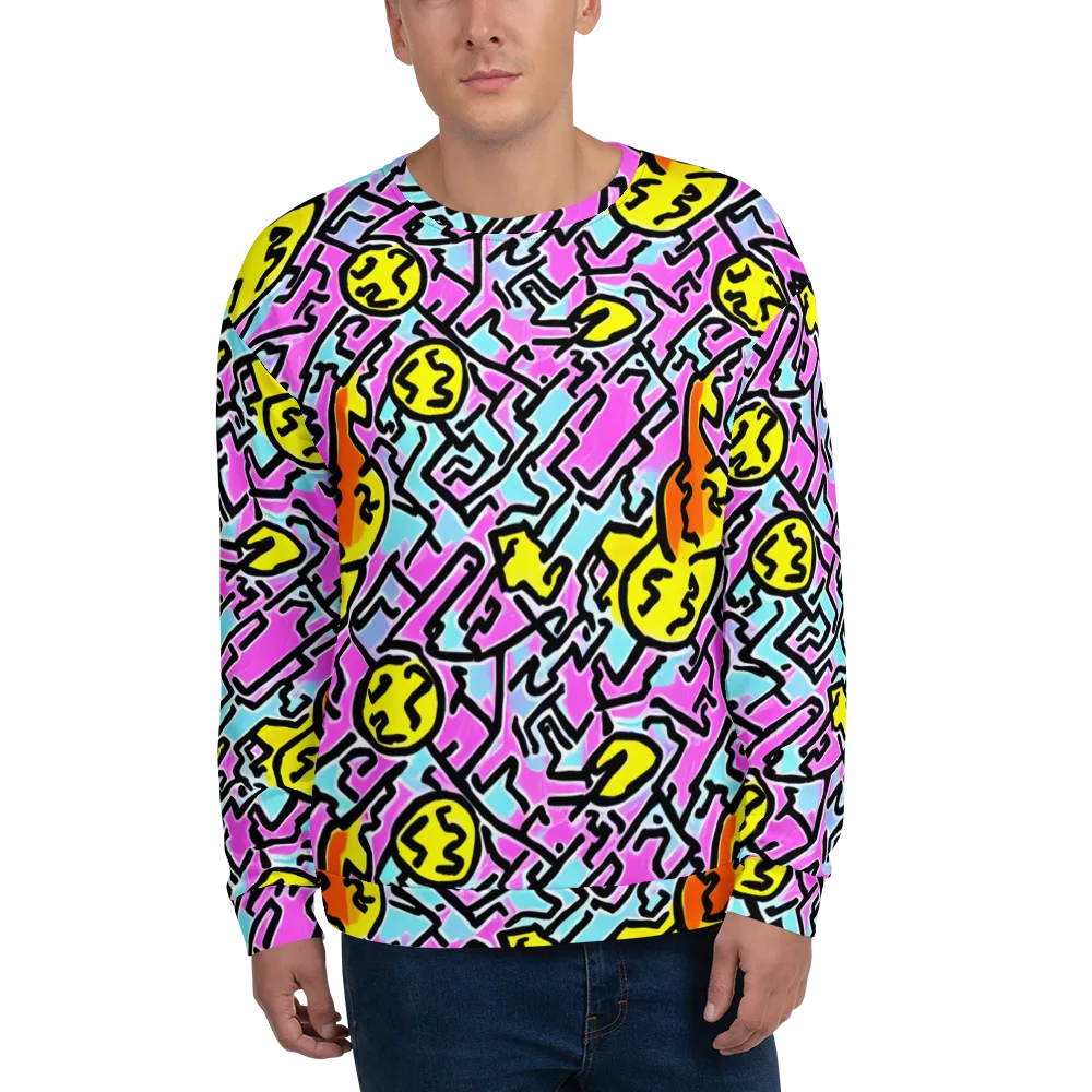 Punk Doodles on Sweatshirt — Front