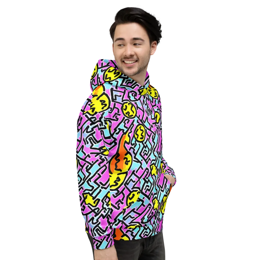 Punk Doodles on Hoodie — Right