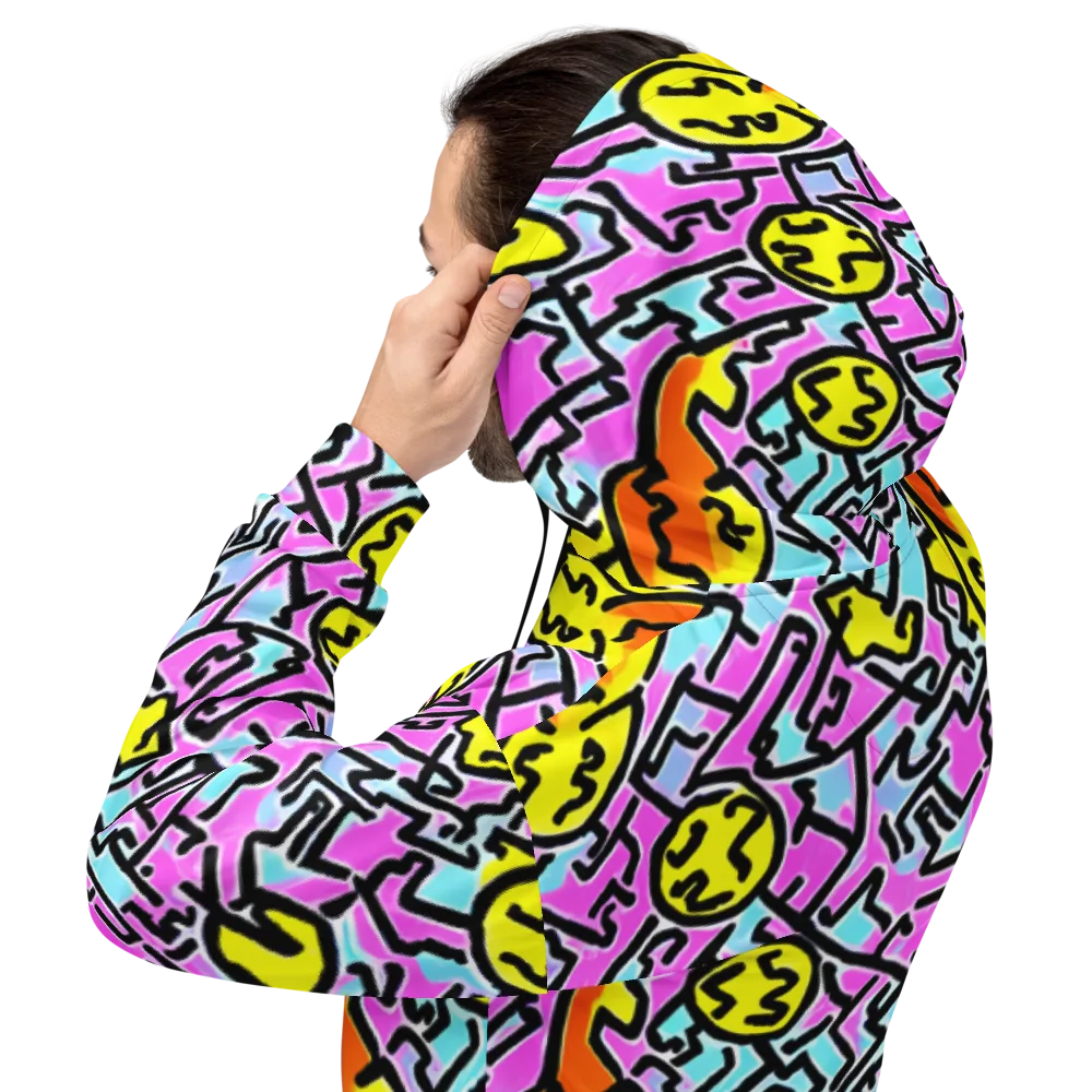 Punk Doodles on Hoodie — Back