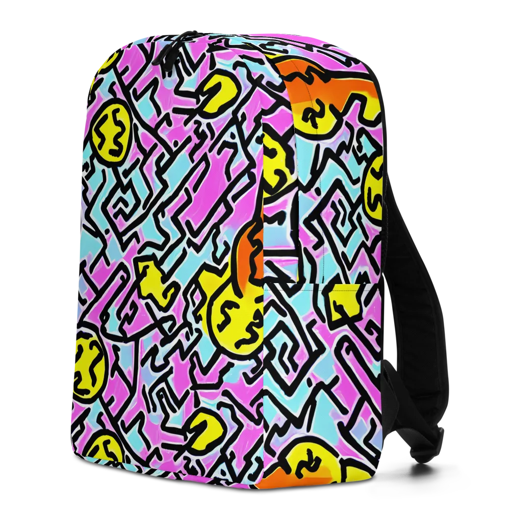 Punk Doodles on Minimalist Backpack — Left