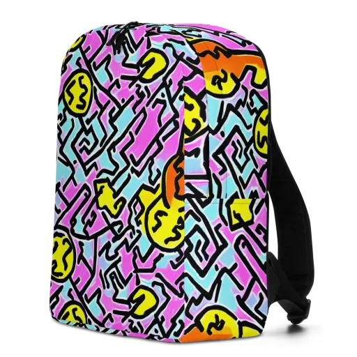 Punk Doodles on a Minimalist Backpack