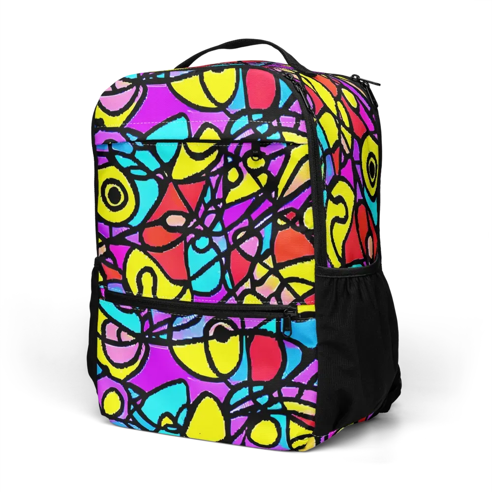 Radiant Chaos on Utility Backpack — Left Front