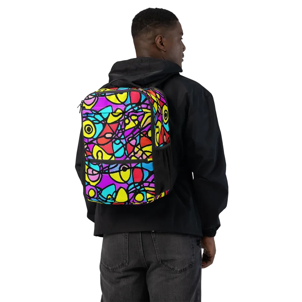 Radiant Chaos on Utility Backpack — Back