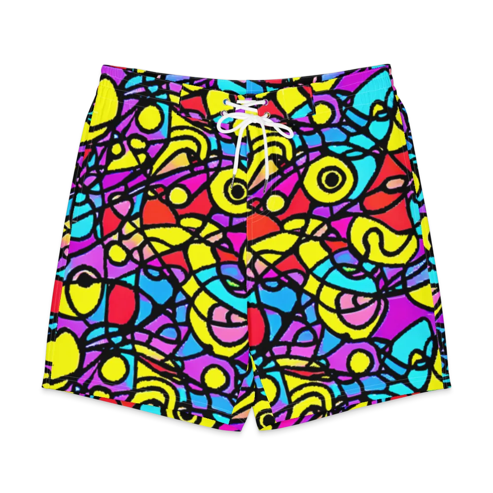 Radiant Chaos on Men's Board Shorts — Front