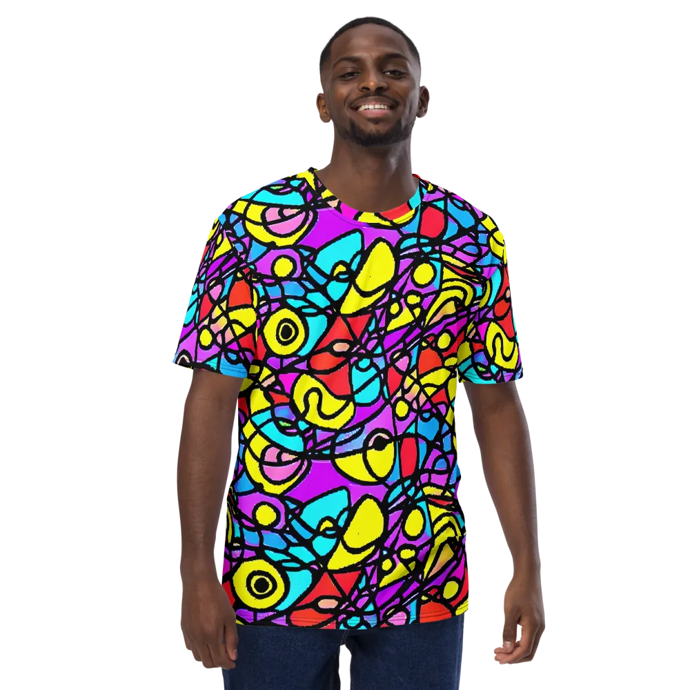 Radiant Chaos on Men's Crew Neck T-Shirt — Front