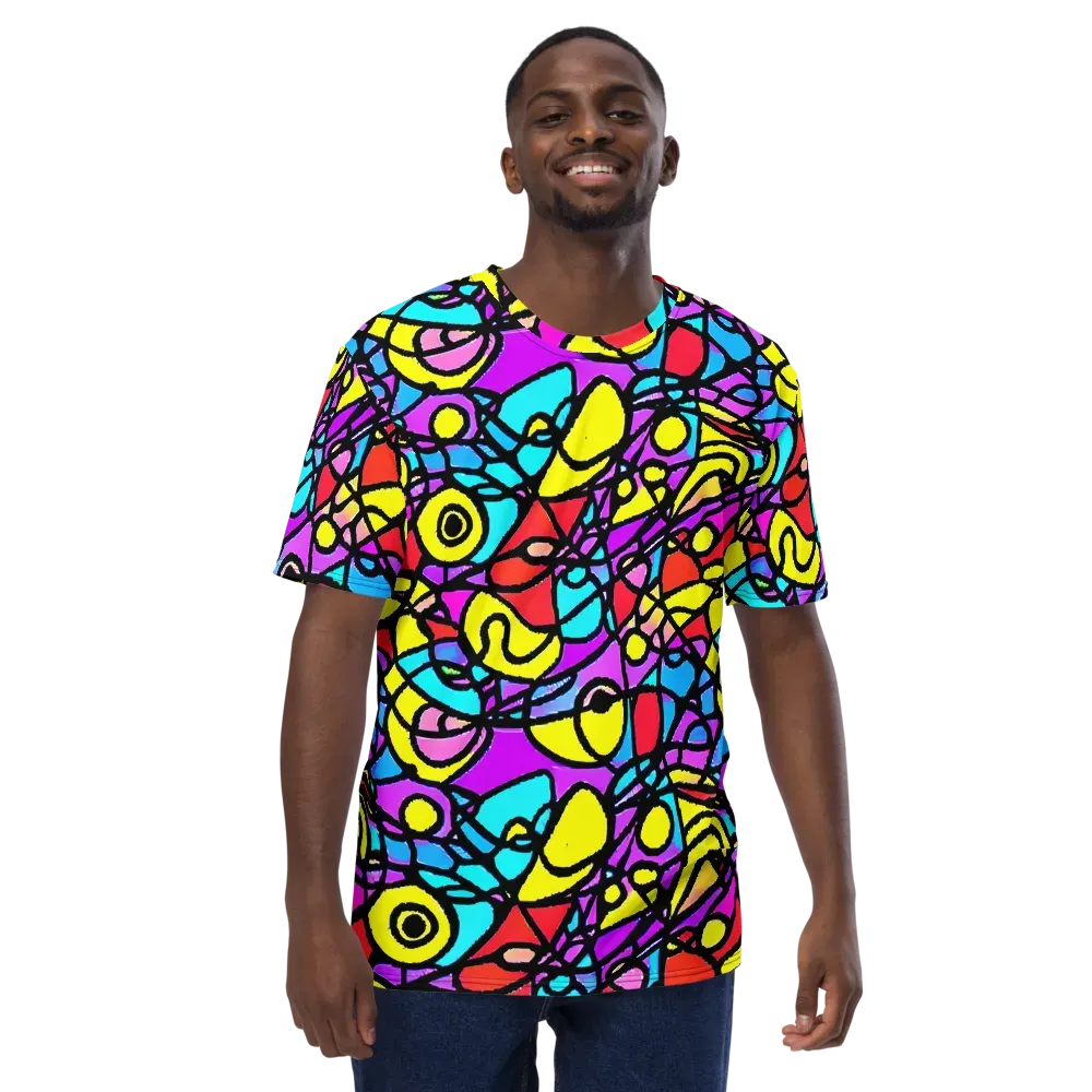 Radiant Chaos on Men's Crew Neck T-Shirt — Front