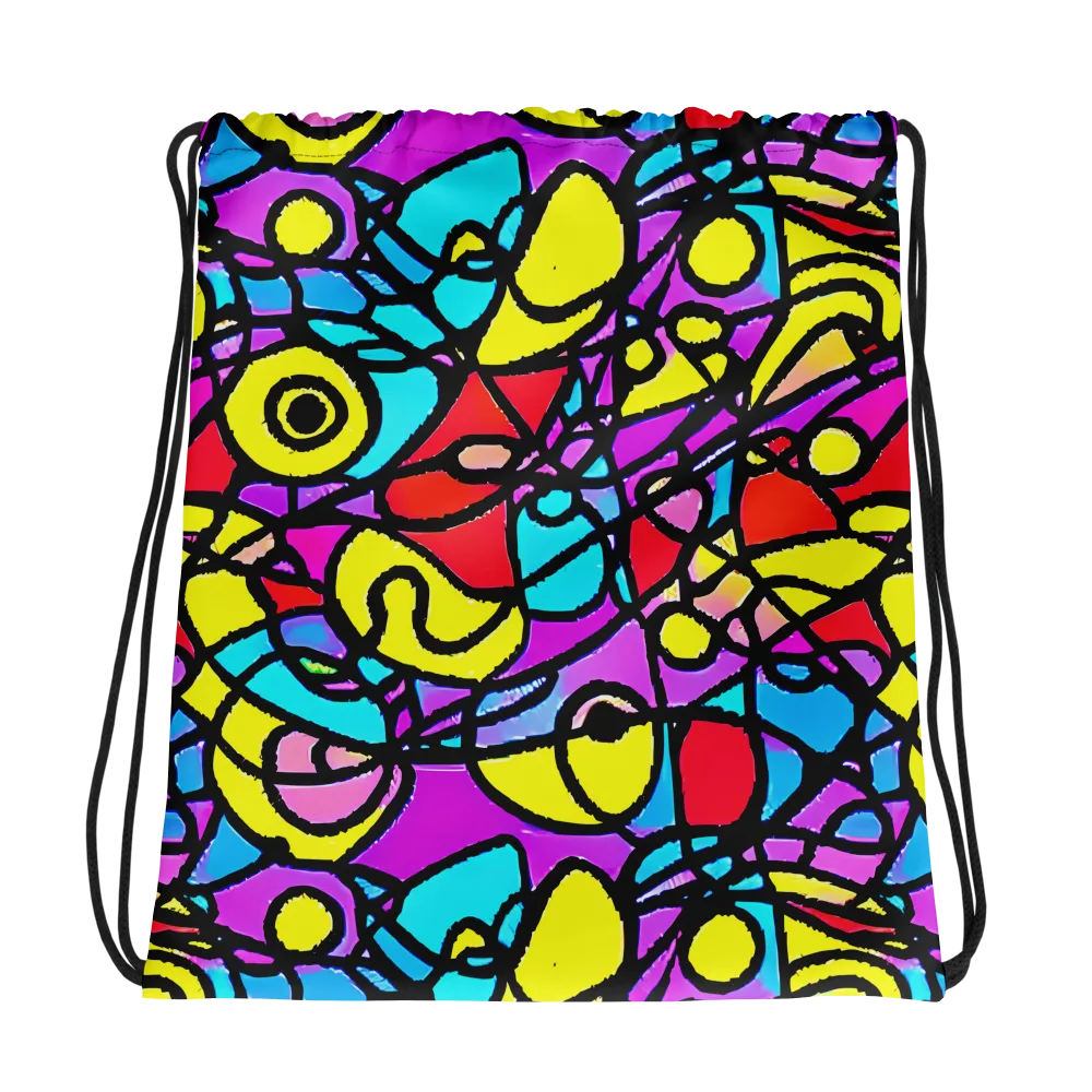 Radiant Chaos on Drawstring Bag — Photo