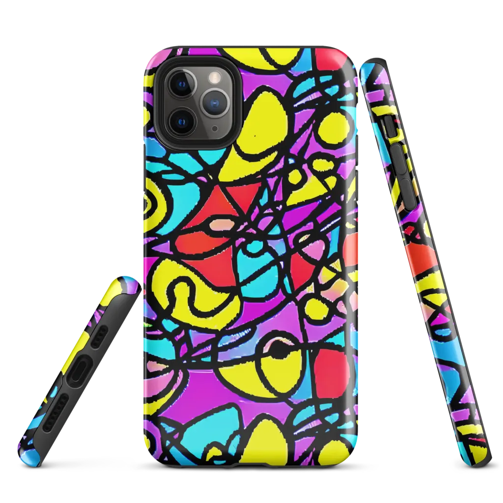Radiant Chaos on Tough Case for iPhone® — Front