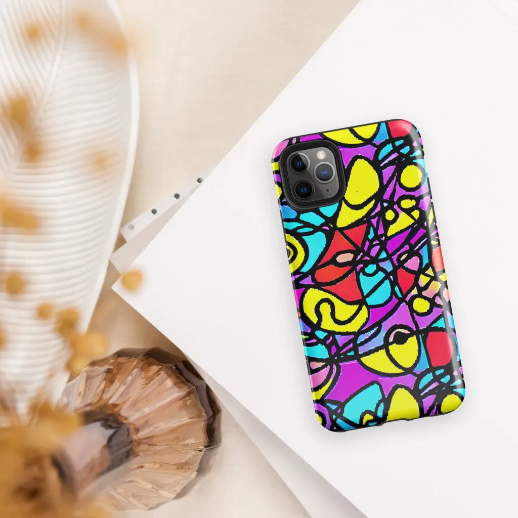 Radiant Chaos on Tough Case for iPhone® — Front