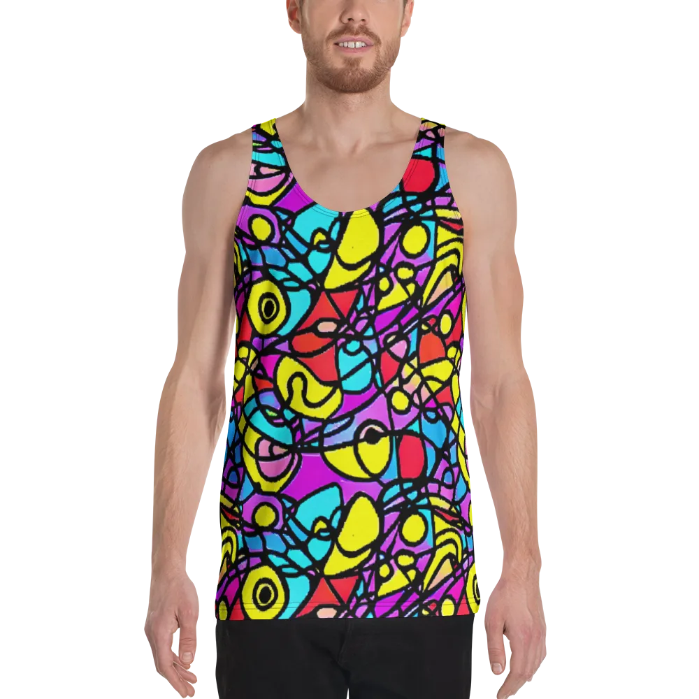 Radiant Chaos on Men's Tank Top — Front