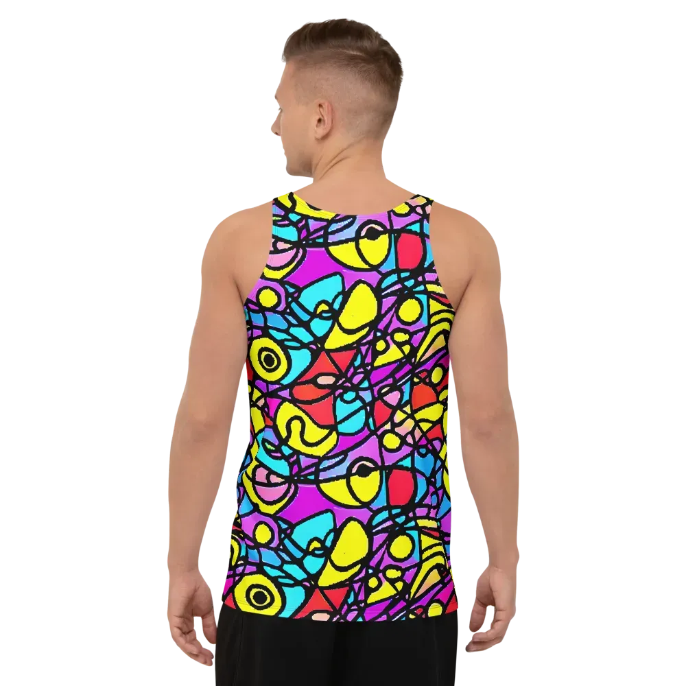 Radiant Chaos on Men's Tank Top — Back