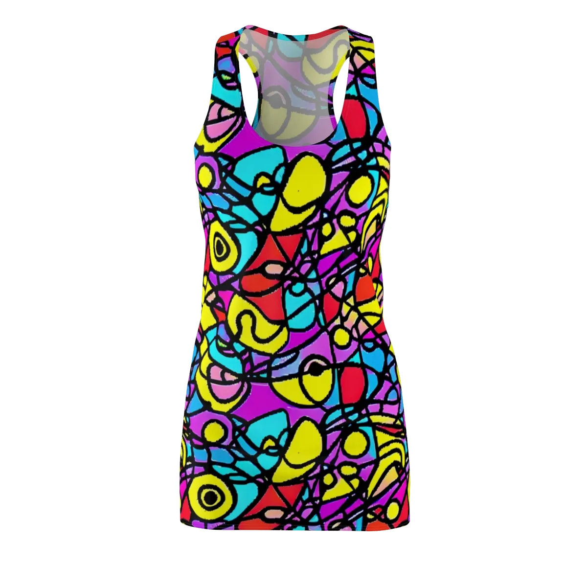 Radiant Chaos on Racerback Dress — Front