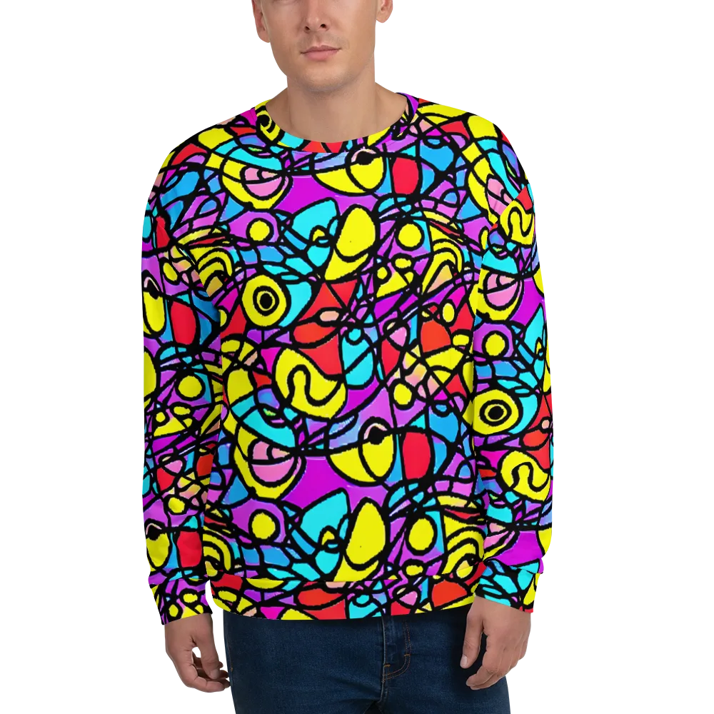 Radiant Chaos on Sweatshirt — Front