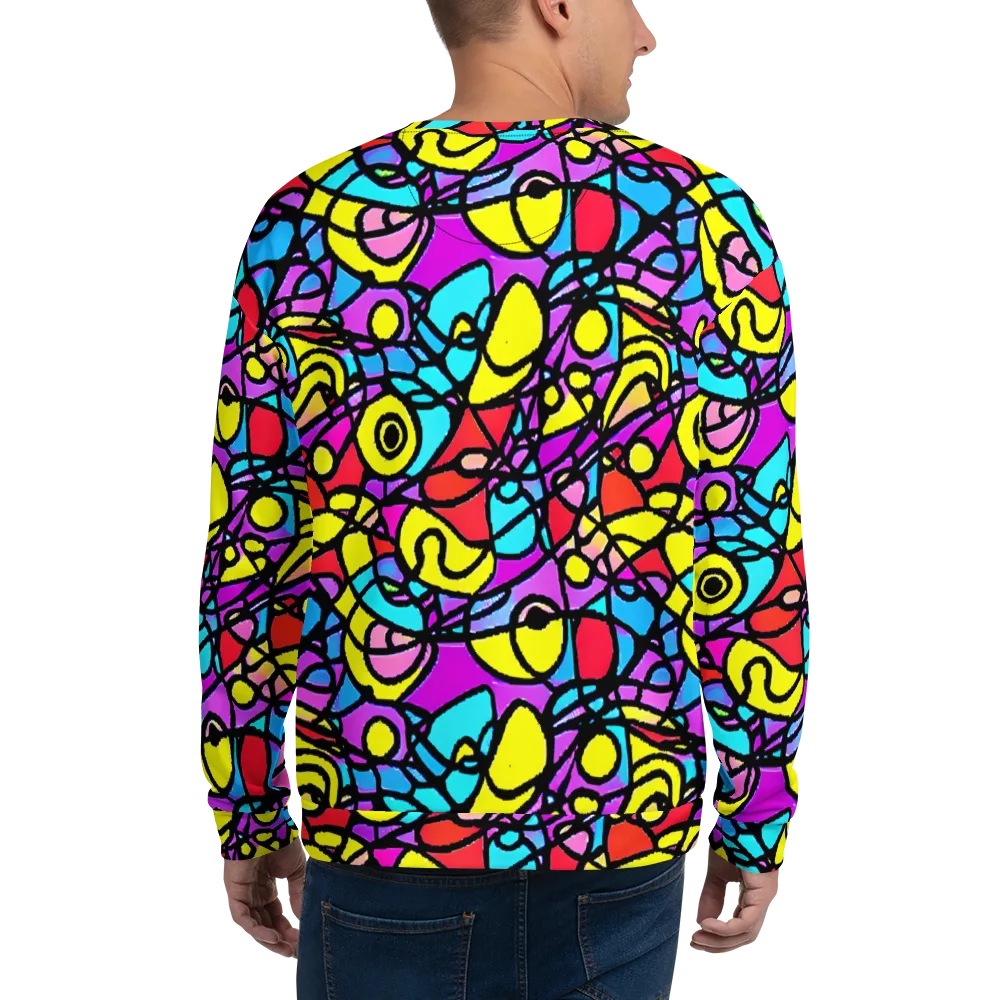 Radiant Chaos on Sweatshirt — Back