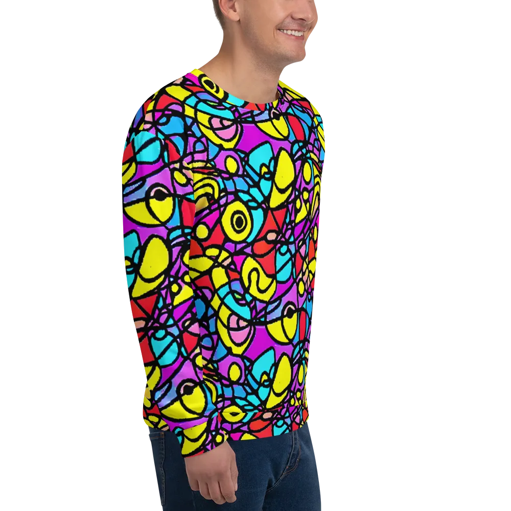 Radiant Chaos on Sweatshirt — Right Front