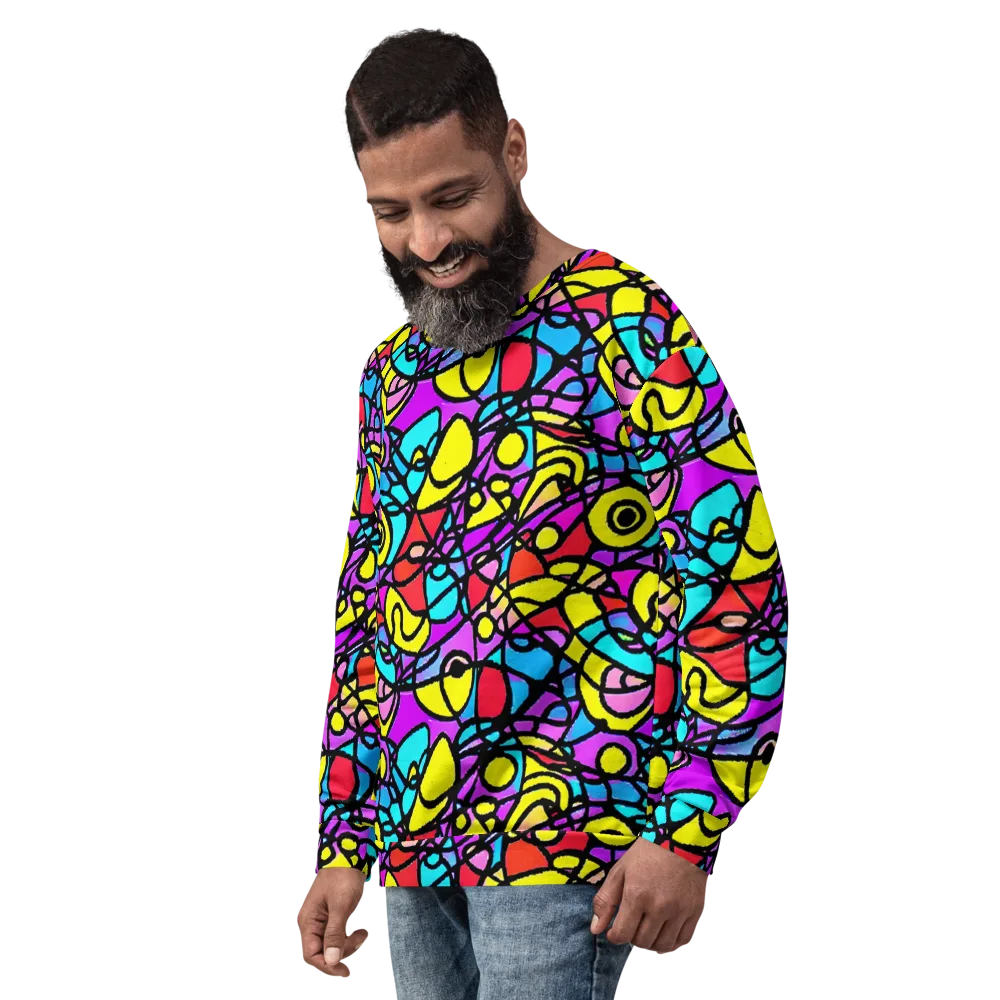 Radiant Chaos on Sweatshirt — Left Front