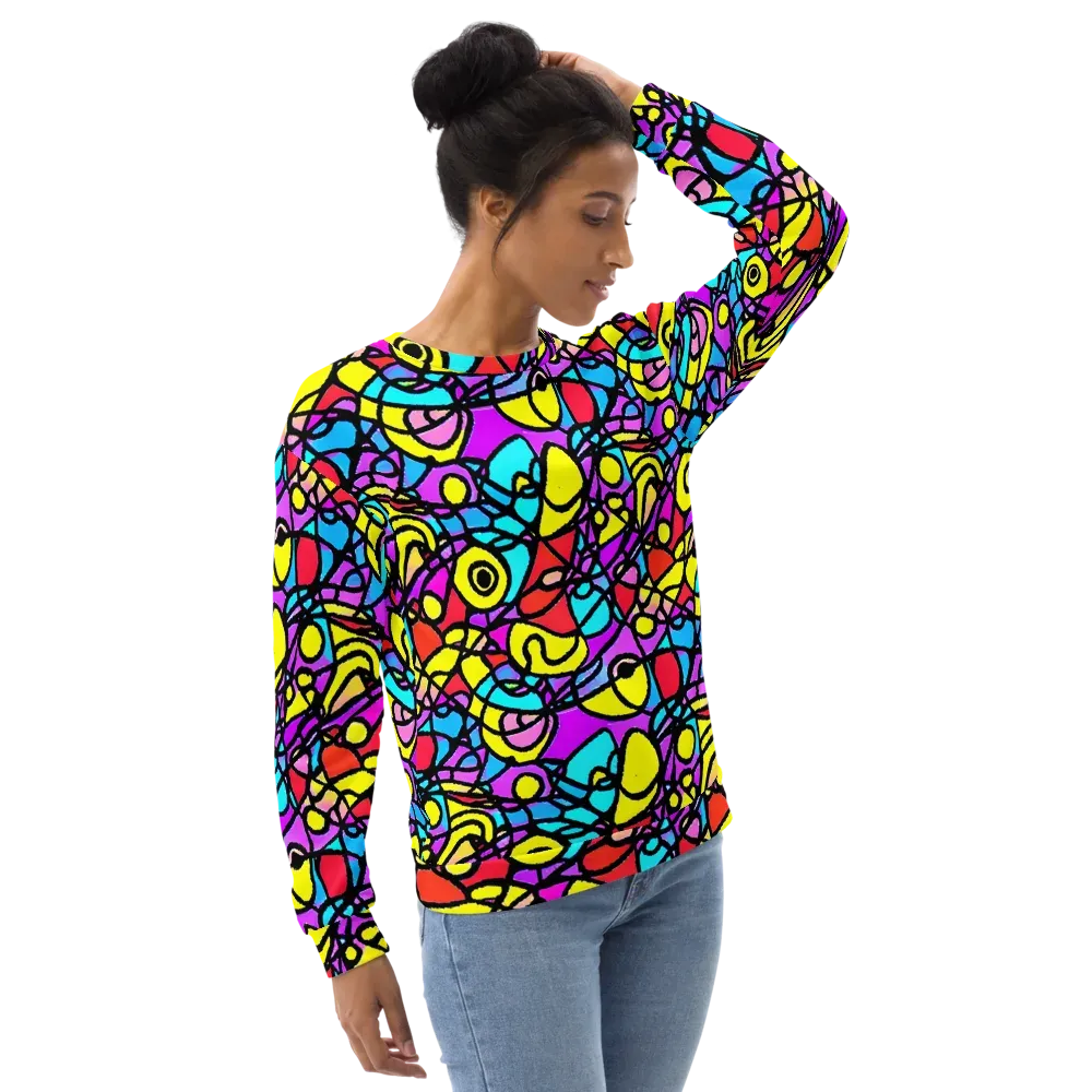 Radiant Chaos on Sweatshirt — Right Front