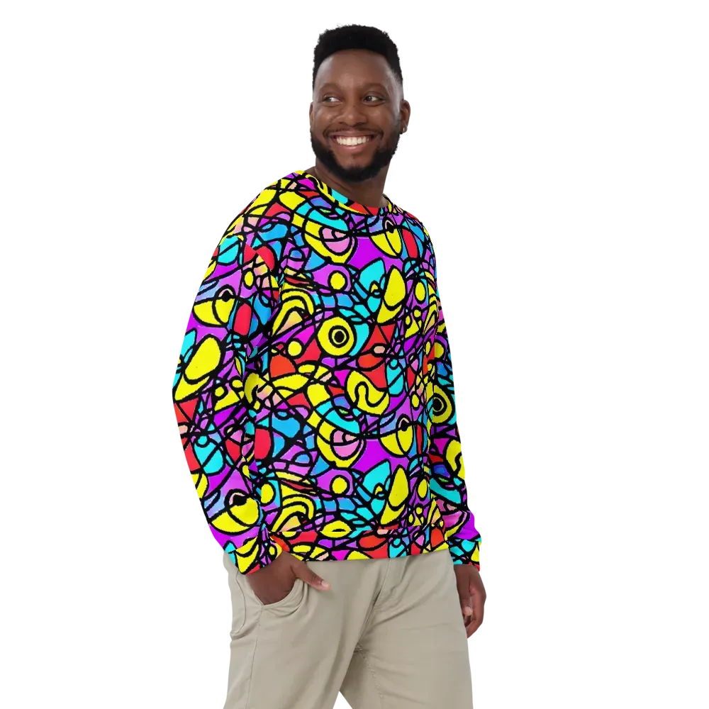 Radiant Chaos on Sweatshirt — Front