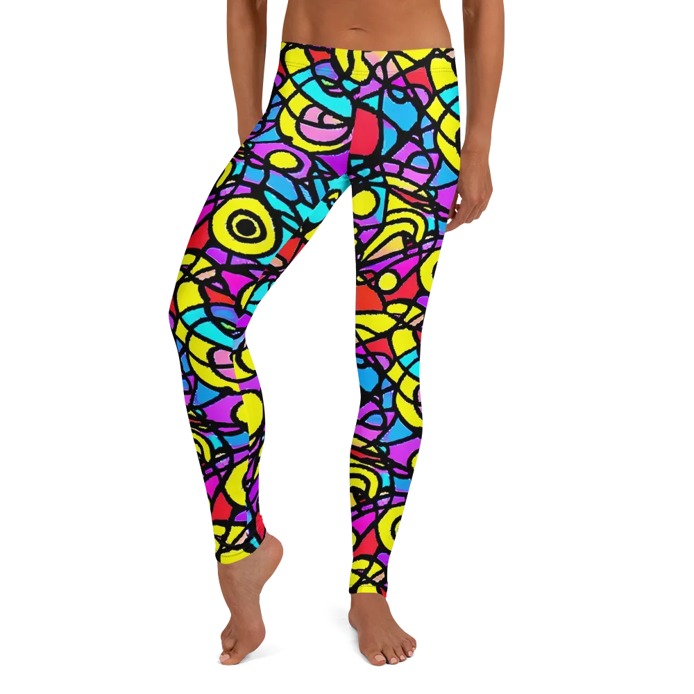 Radiant Chaos on Leggings — Front