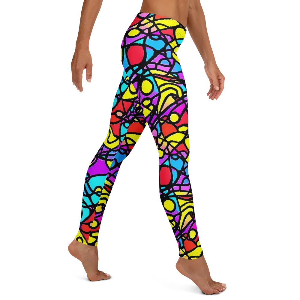 Radiant Chaos on Leggings — Right